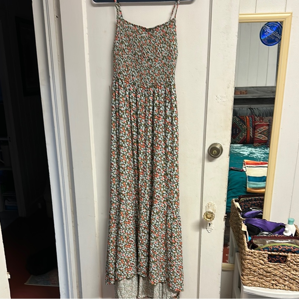 Maaji Multicolored Smocked Maxi Dress